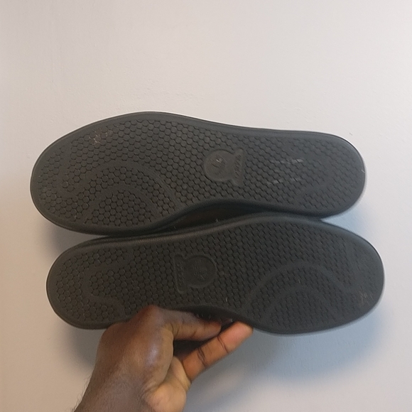 DIESEL x ADIDAS STAN SMITH 100%LEATHER Spooky Spike Goth Rebel Sneaker Antique 9 - Picture 10 of 12